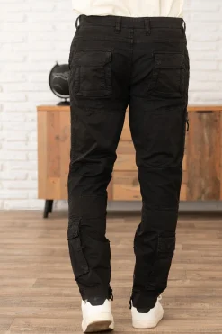 Pantalon Homme Aeronautica Militare Pa1387Ct1493 34380 Black Washed