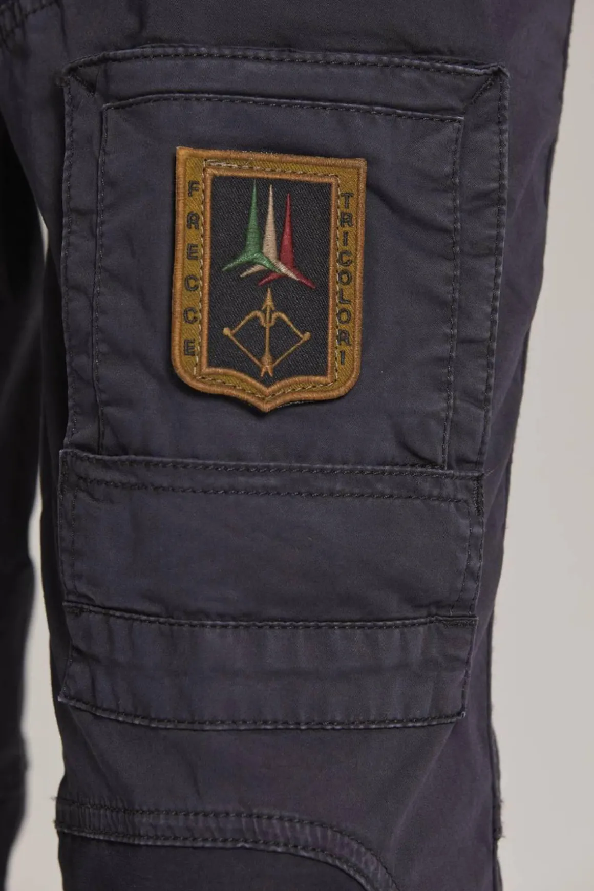 Pantalon Homme Aeronautica Militare Pa1387Ct1493 08312 Blue Black