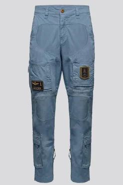 Pantalon Homme Aeronautica Militare Pa1387Uct01493 21321 Dusty Blue