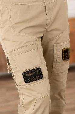Pantalon Homme Aeronautica Militare Pa1387Ct1493 57590 Dune Beige Washed