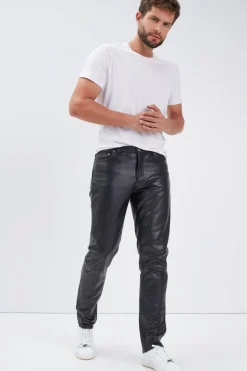 Pantalon Homme Daytona Booling Pant Cow R/Milled Black