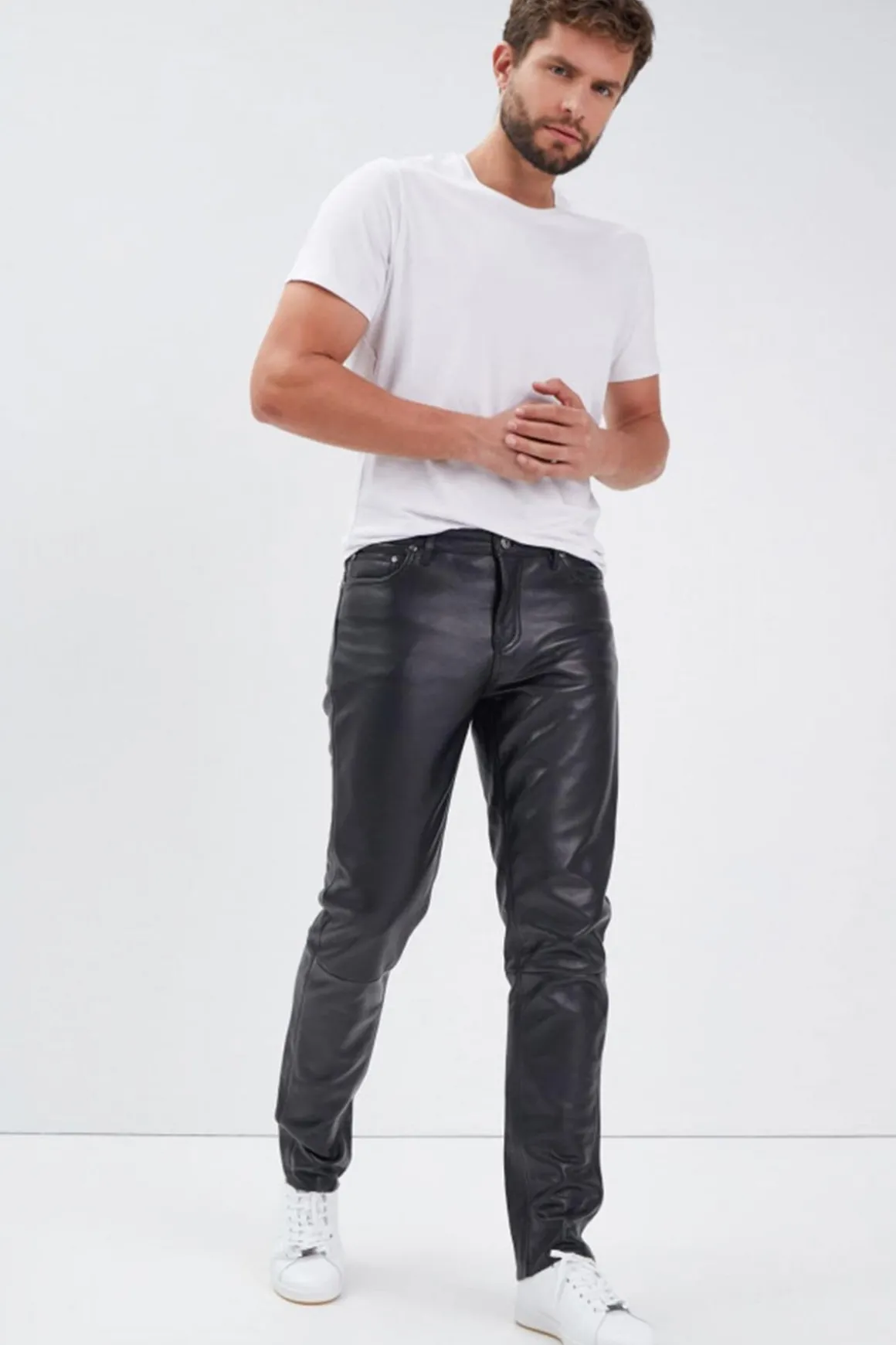 Pantalon Homme Daytona Booling Pant Cow R/Milled Black