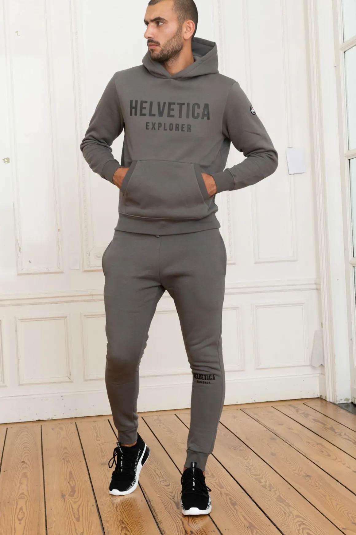 Pantalon Homme Helvetica Mountain Pioneers Rackay Dark Grey