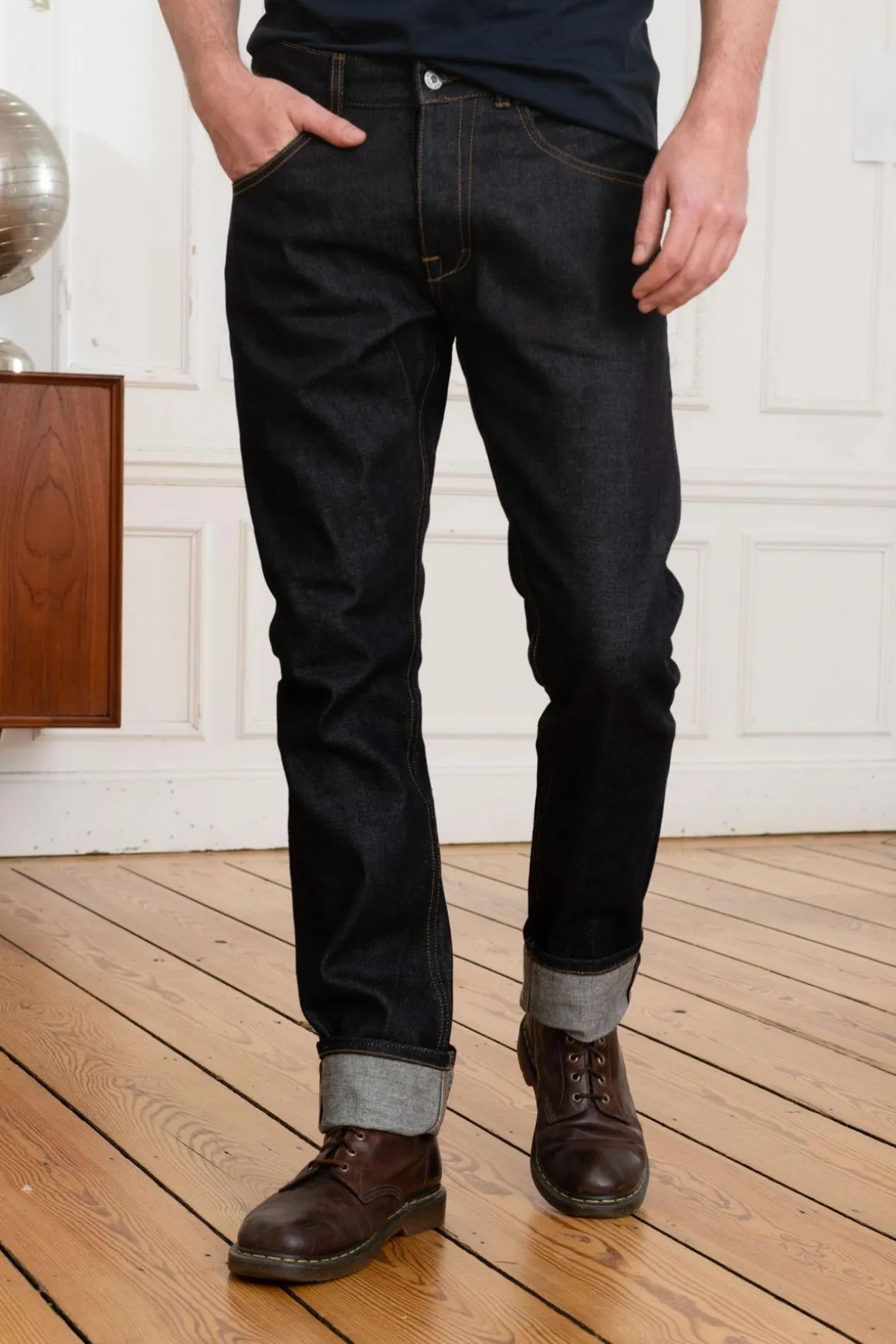 Pantalon Homme Iron & Resin Nihon Denim Pant Indigo