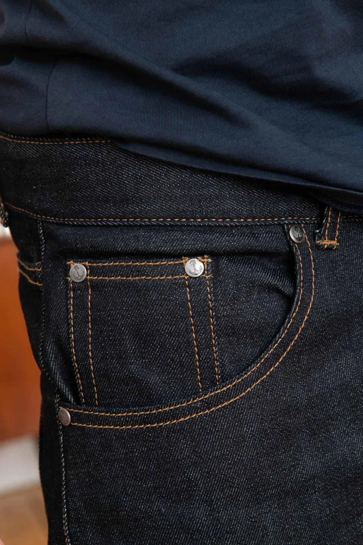 Pantalon Homme Iron & Resin Nihon Denim Pant Indigo