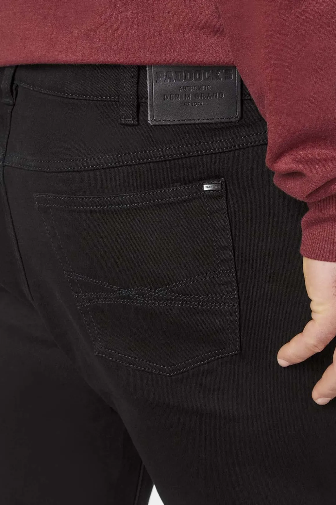 Pantalon Homme Paddock's Ranger Mid Rise Black / Black 6001
