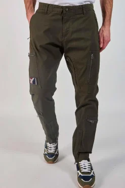 Pantalon Homme Patrouille De France Mach 1 Aircraft Army Green