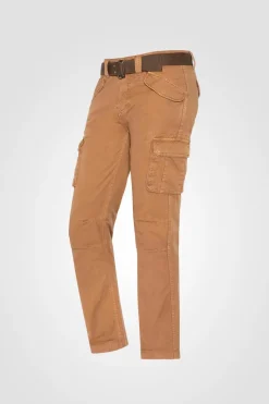 Pantalon Homme Schott Trbatle70Pk2 Camel