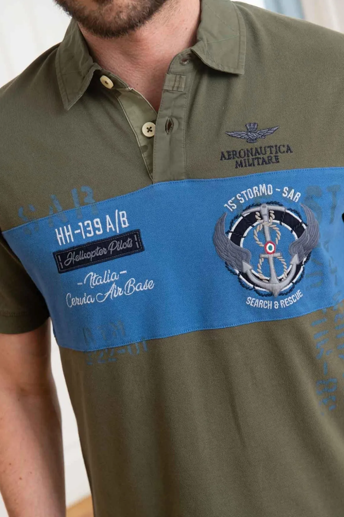 Polo Homme Aeronautica Militare 231Po1683P310 39284 Verde