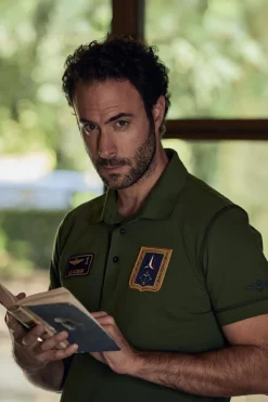 Polo Homme Aeronautica Militare Po1762P192 39306 Seaweed Green