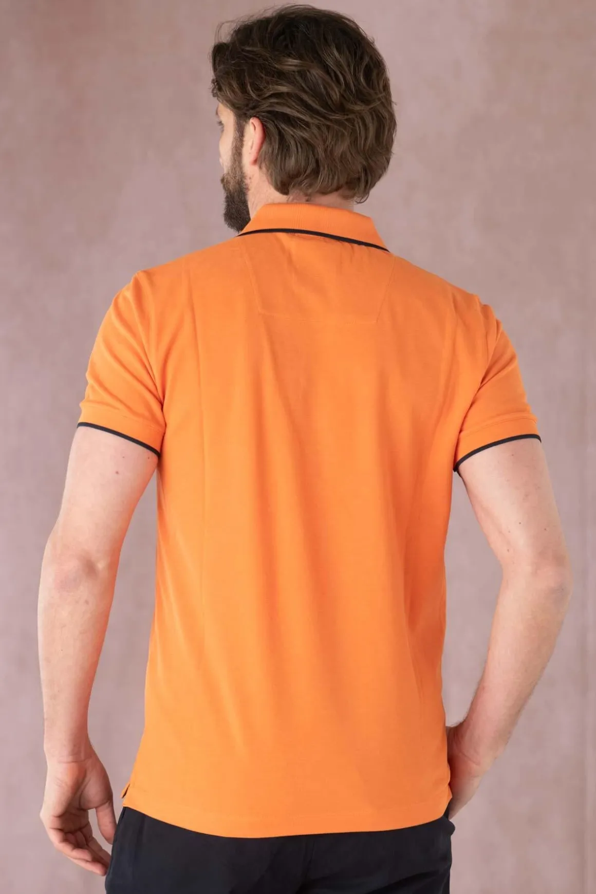 Polo Homme Aeronautica Militare Po1308P82 57543 Carrot Orange
