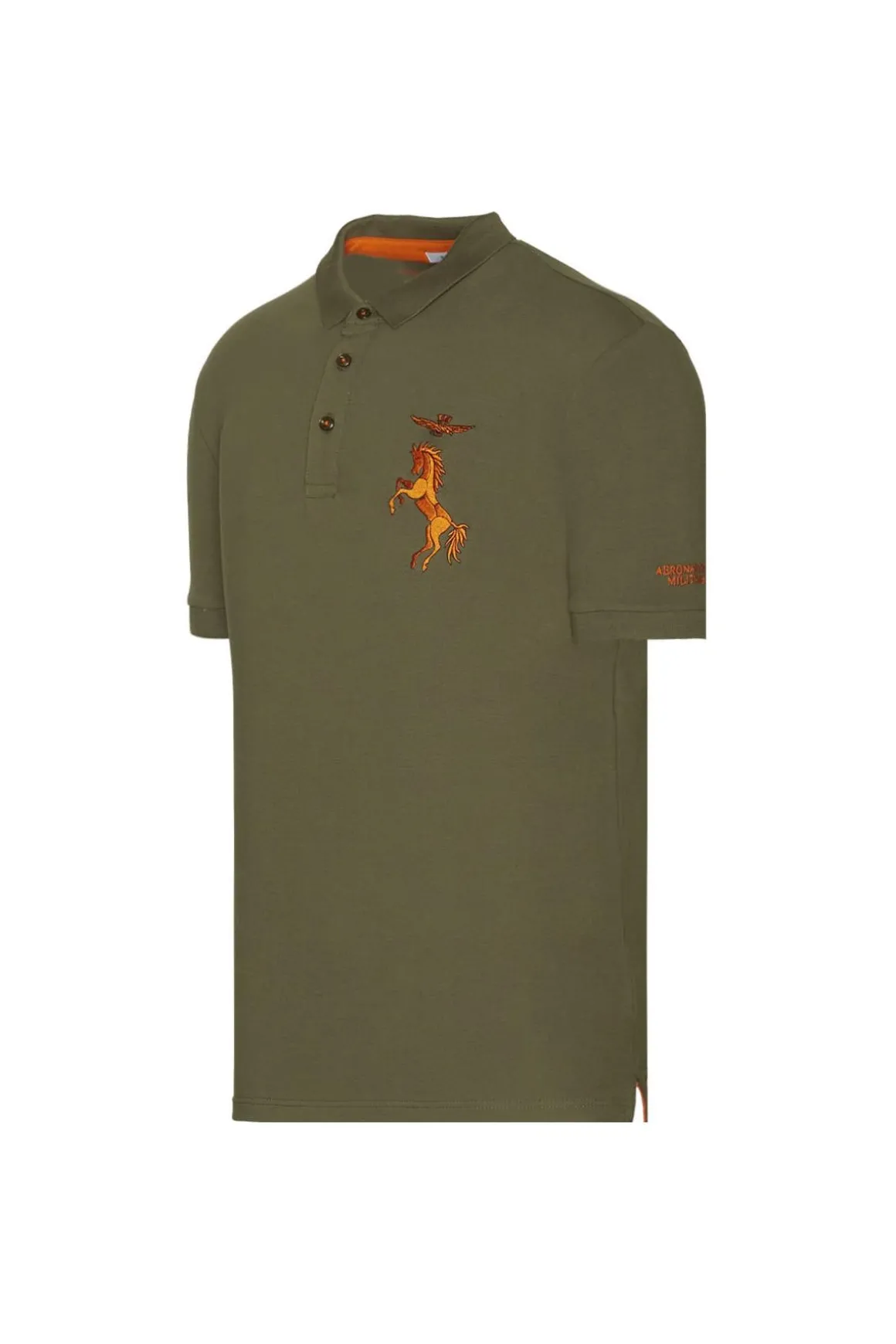 Polo Homme Aeronautica Militare 221Po1608P191 Verde Militare