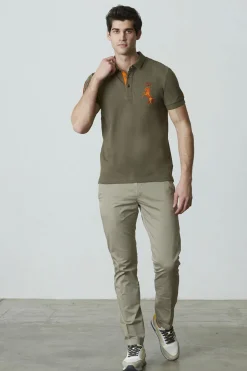 Polo Homme Aeronautica Militare 221Po1608P191 Verde Militare