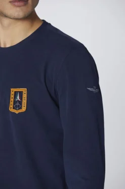 Polo Homme Aeronautica Militare Ts2317J489 08380 Dark Blu