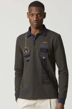 Polo Homme Aeronautica Militare Po1725P173 57512 Brown