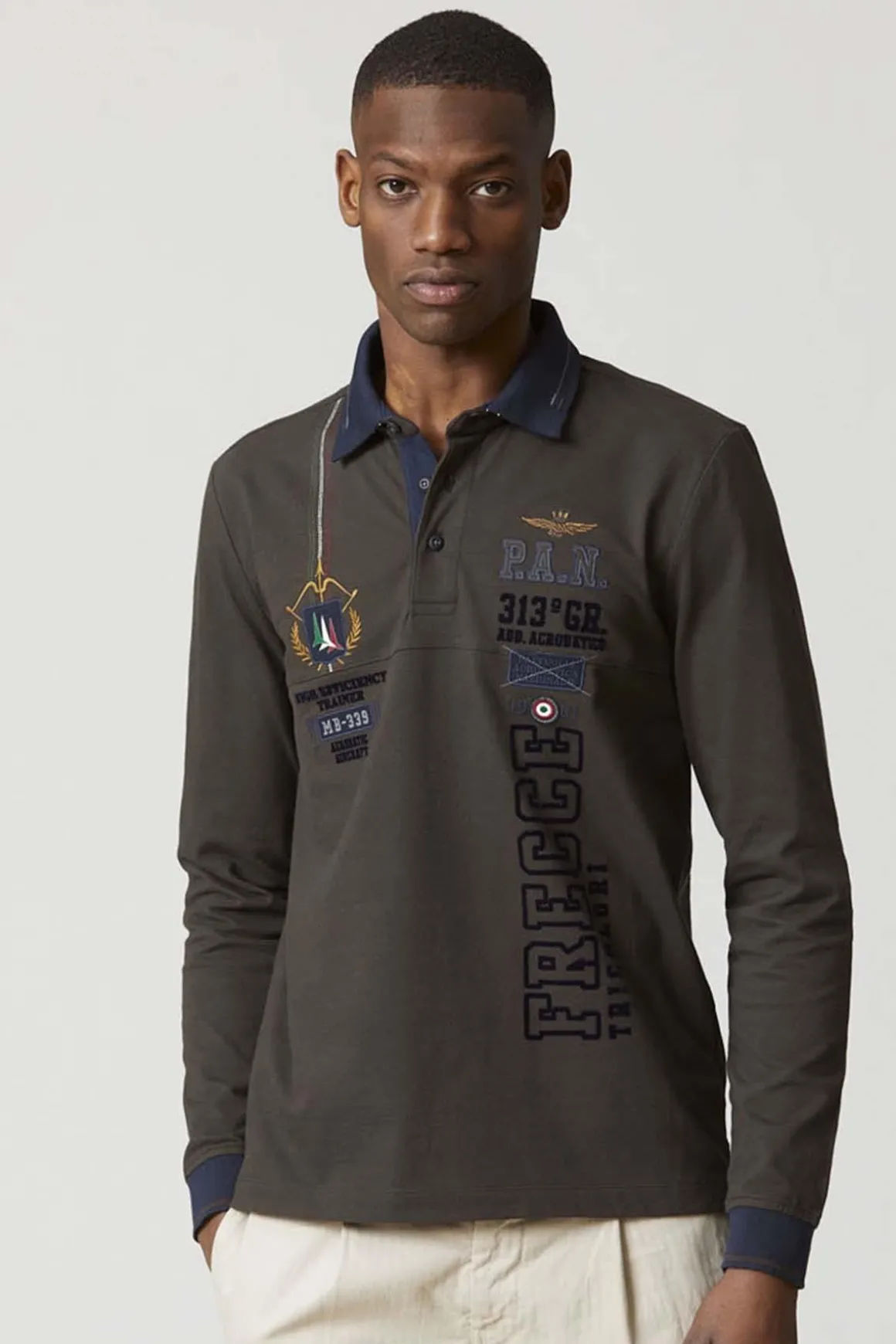 Polo Homme Aeronautica Militare Po1725P173 57512 Brown