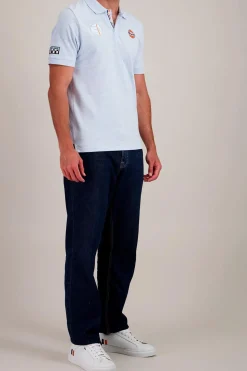 Polo Homme Gulf Polo Gulf Pom06-025 Light Blue