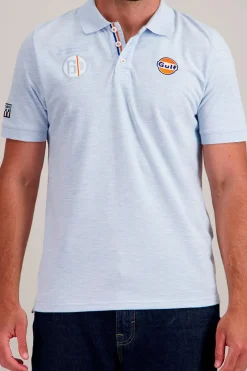 Polo Homme Gulf Polo Gulf Pom06-025 Light Blue