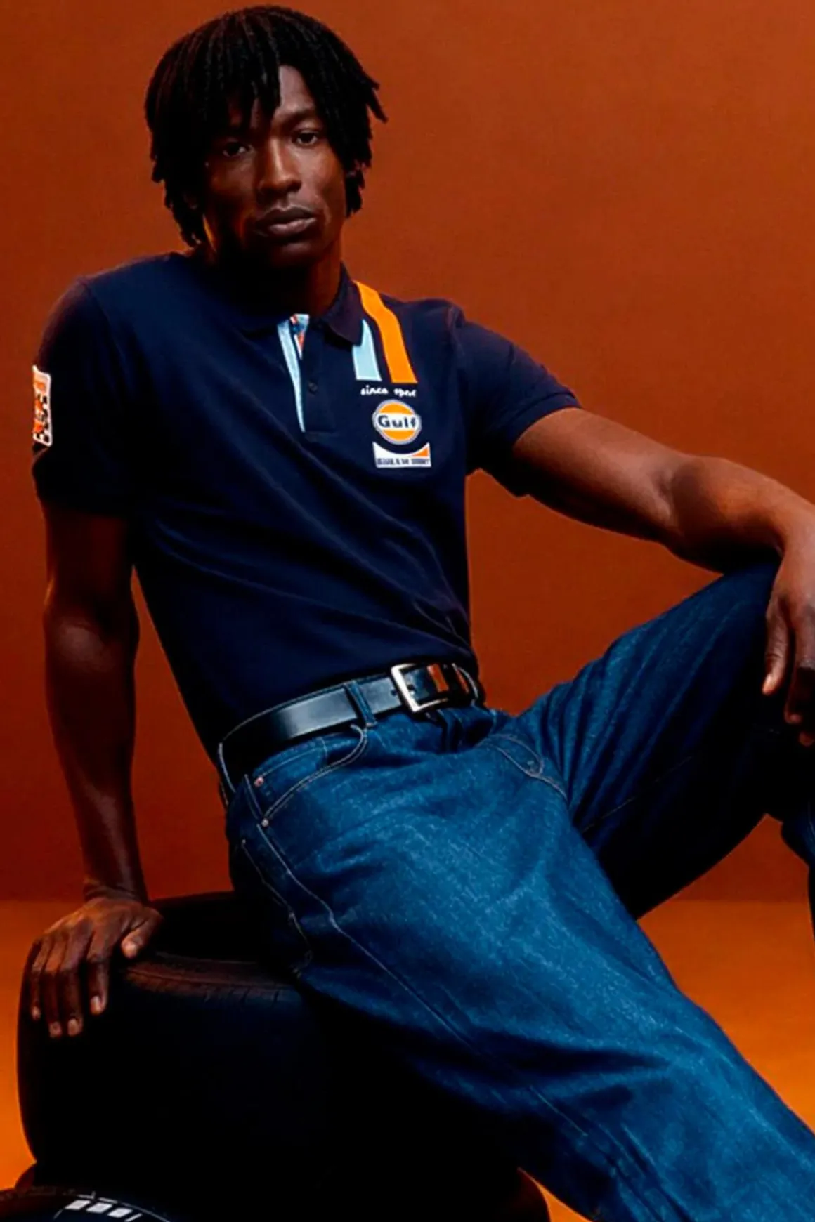 Polo Homme Gulf Polo Gulf Pom03-100 Marine