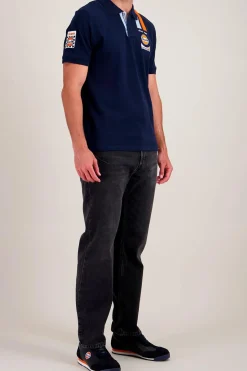 Polo Homme Gulf Polo Gulf Pom03-100 Marine