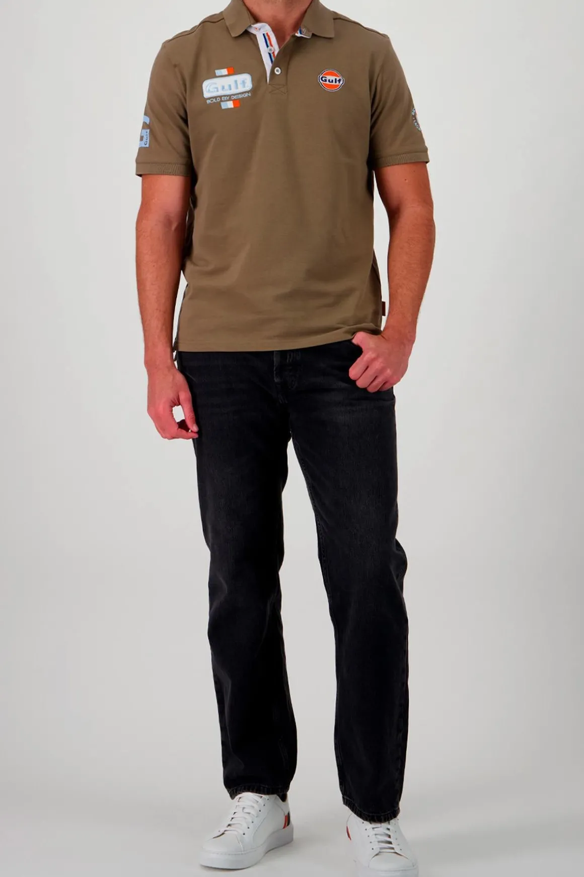 Polo Homme Gulf Polo Gulf Pom01-324 Olive