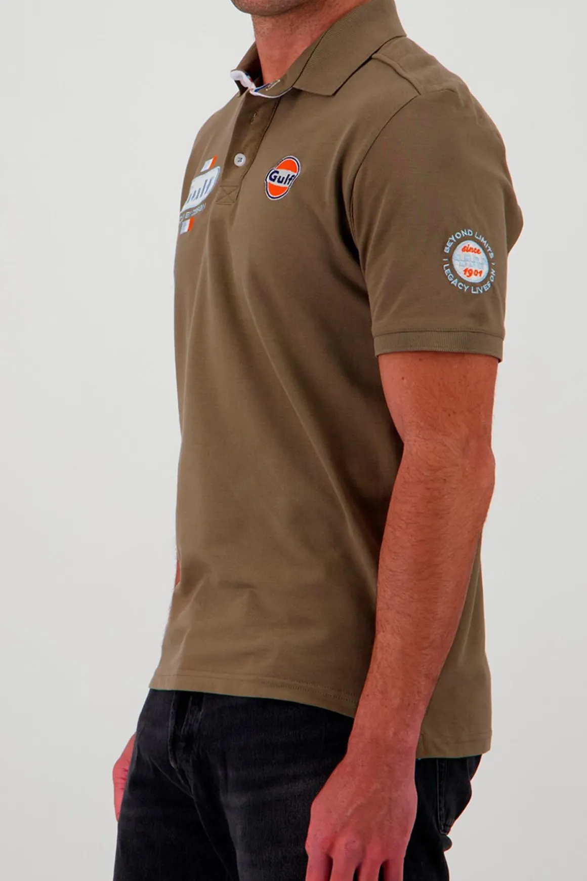 Polo Homme Gulf Polo Gulf Pom01-324 Olive