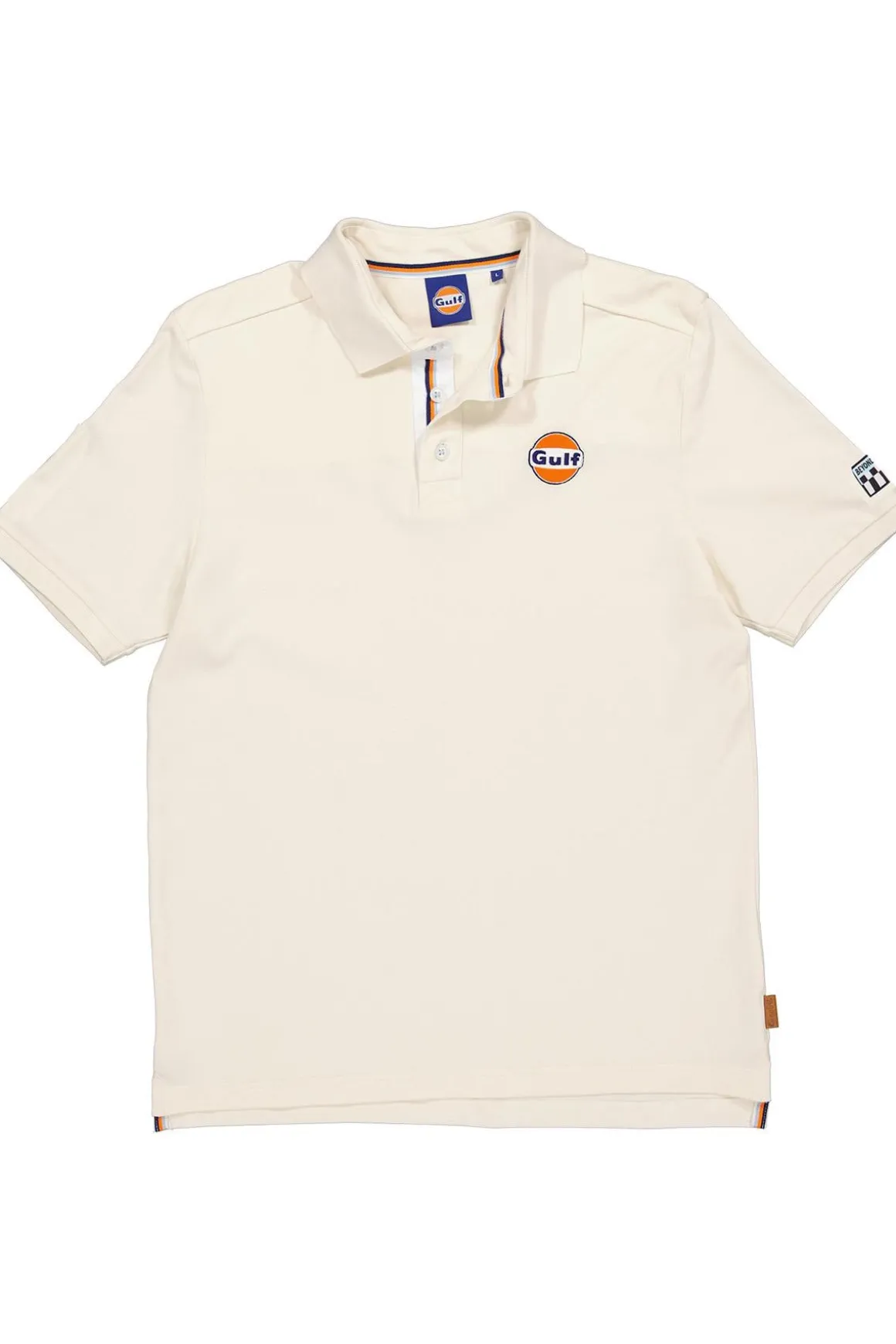 Polo Homme Gulf Polo Pom03-003 Ecru