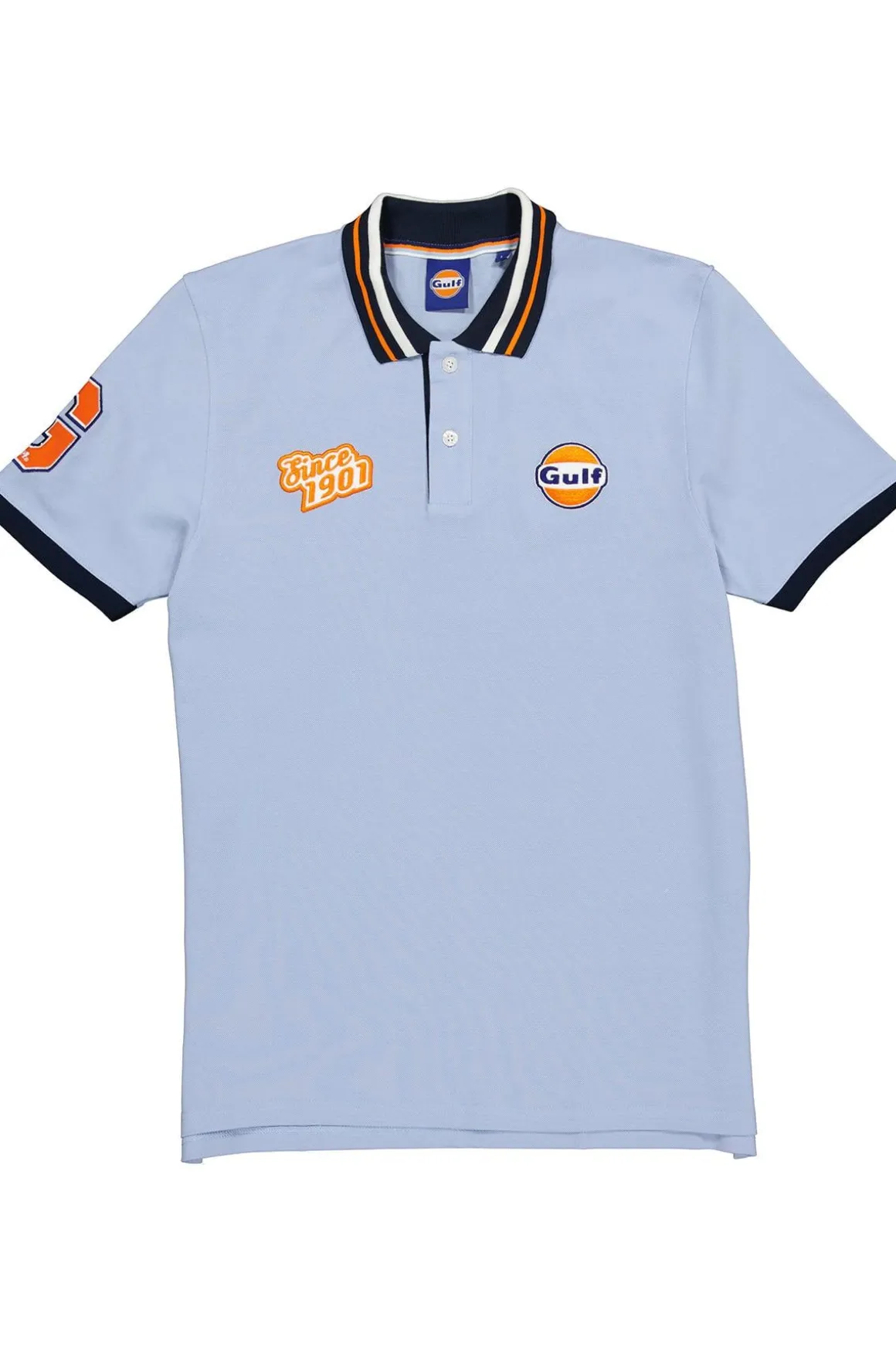Polo Homme Gulf Polo Pom06-125 Light Blue