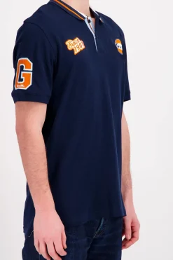 Polo Homme Gulf Polo Pom06-100 Navy Blue