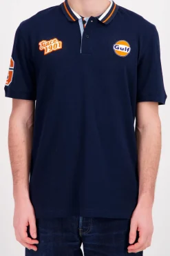 Polo Homme Gulf Polo Pom06-100 Navy Blue