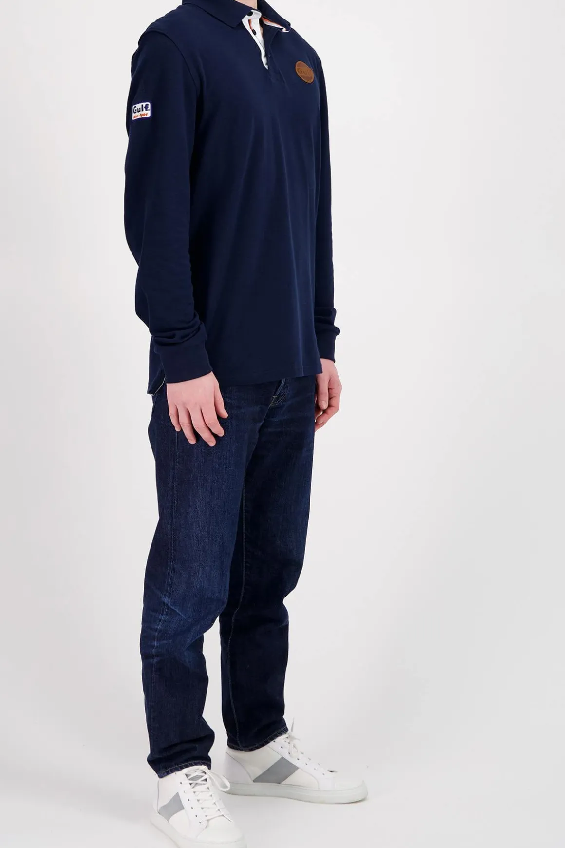 Polo Homme Gulf Polo Pom02-100 Navy Blue