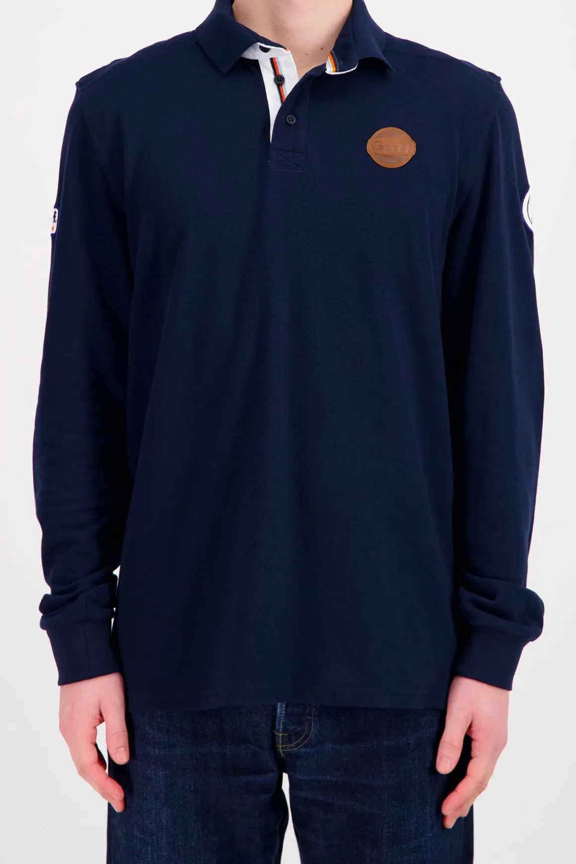 Polo Homme Gulf Polo Pom02-100 Navy Blue