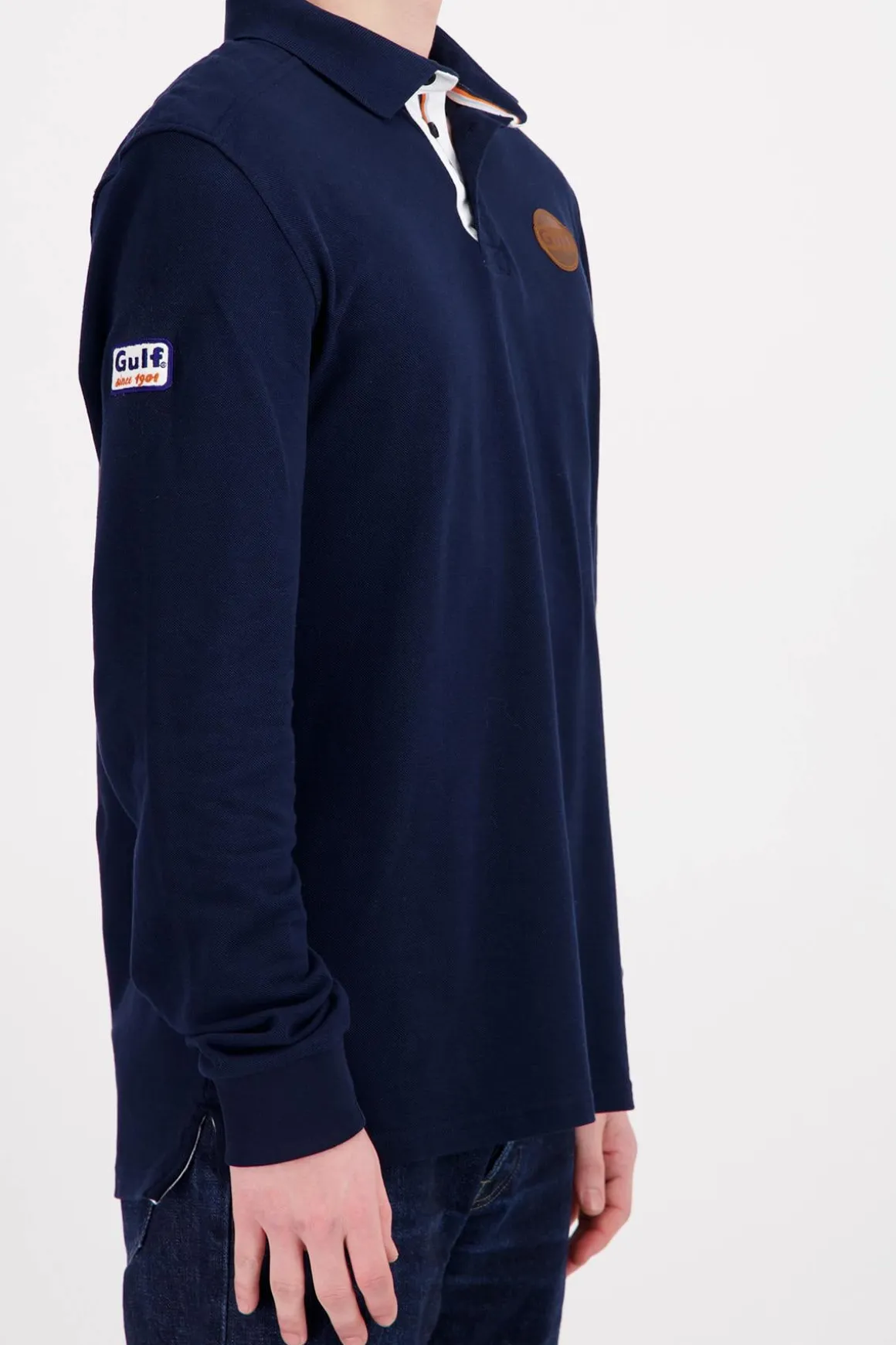Polo Homme Gulf Polo Pom02-100 Navy Blue
