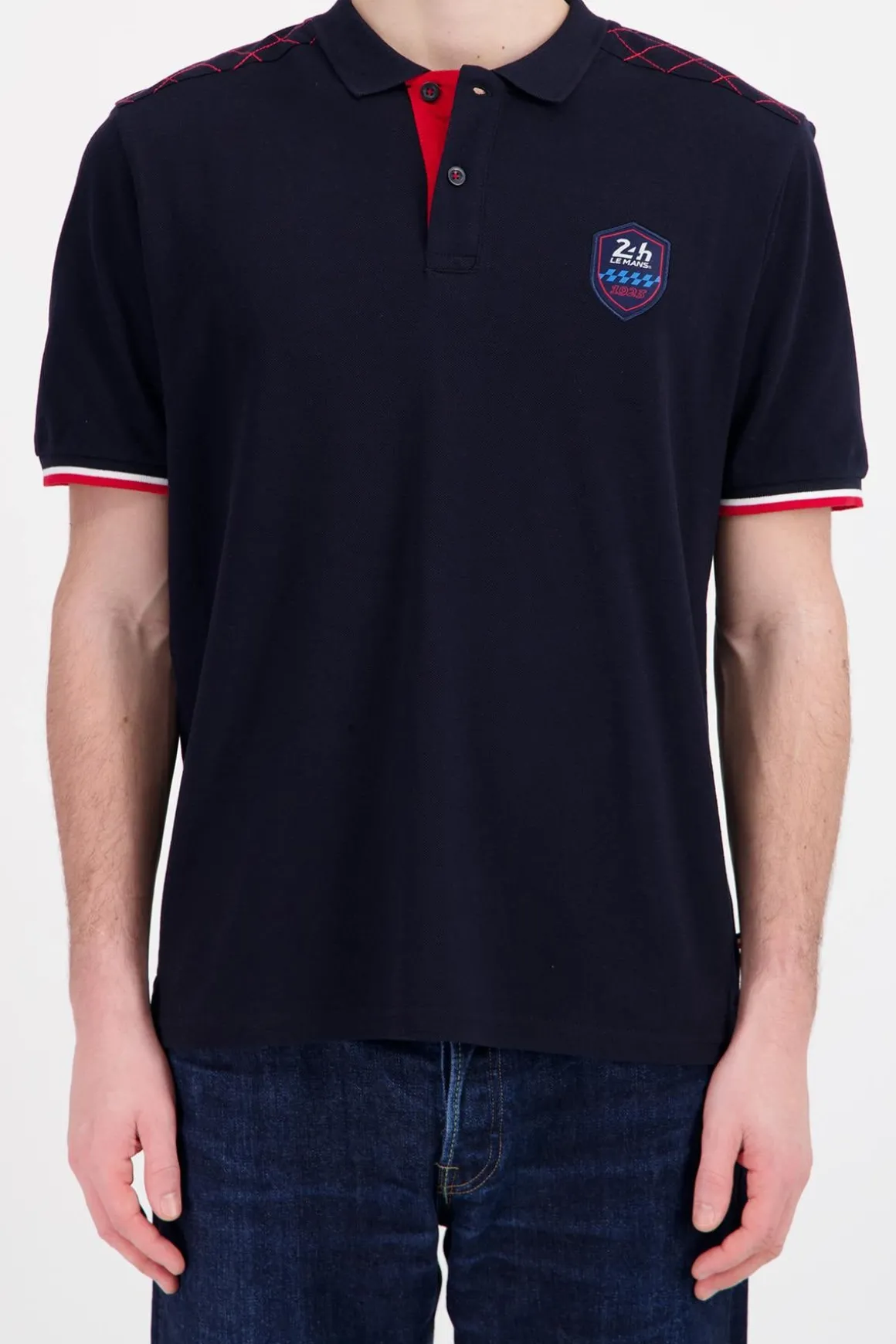 Polo Homme 24H Le Mans Polo Pom01-100 Marine