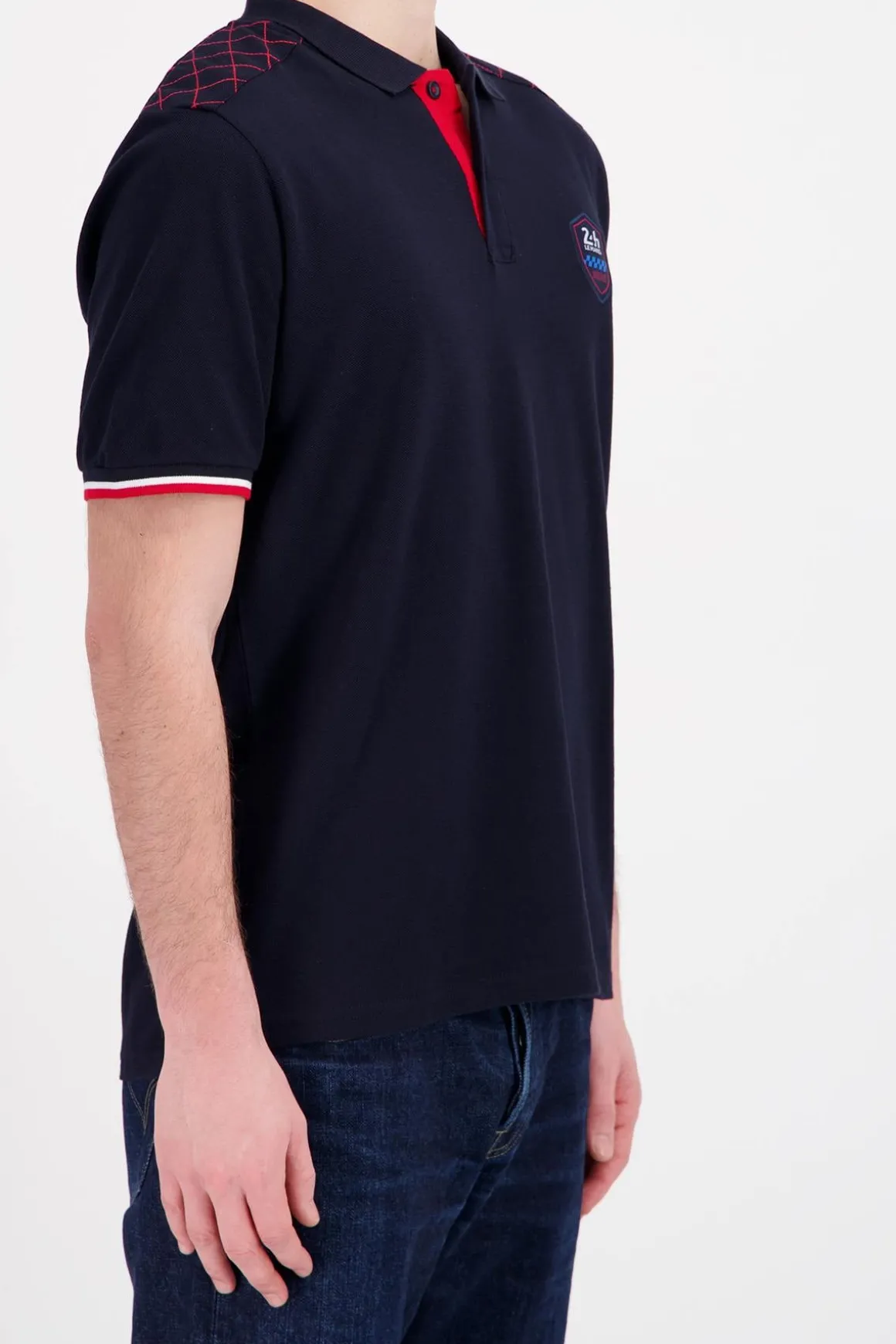 Polo Homme 24H Le Mans Polo Pom01-100 Marine