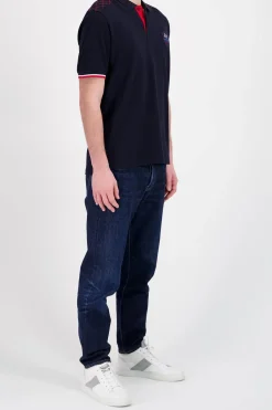Polo Homme 24H Le Mans Polo Pom01-100 Marine