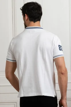 Polo Homme Mcs Gmpomc_C053 001 Blanc