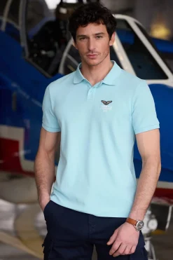 Polo Homme Patrouille De France First Club Sky Blue