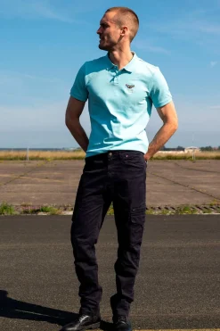 Polo Homme Patrouille De France First Club Sky Blue