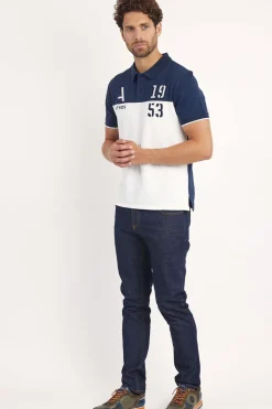 Polo Homme Patrouille De France Turbo Line Navy White
