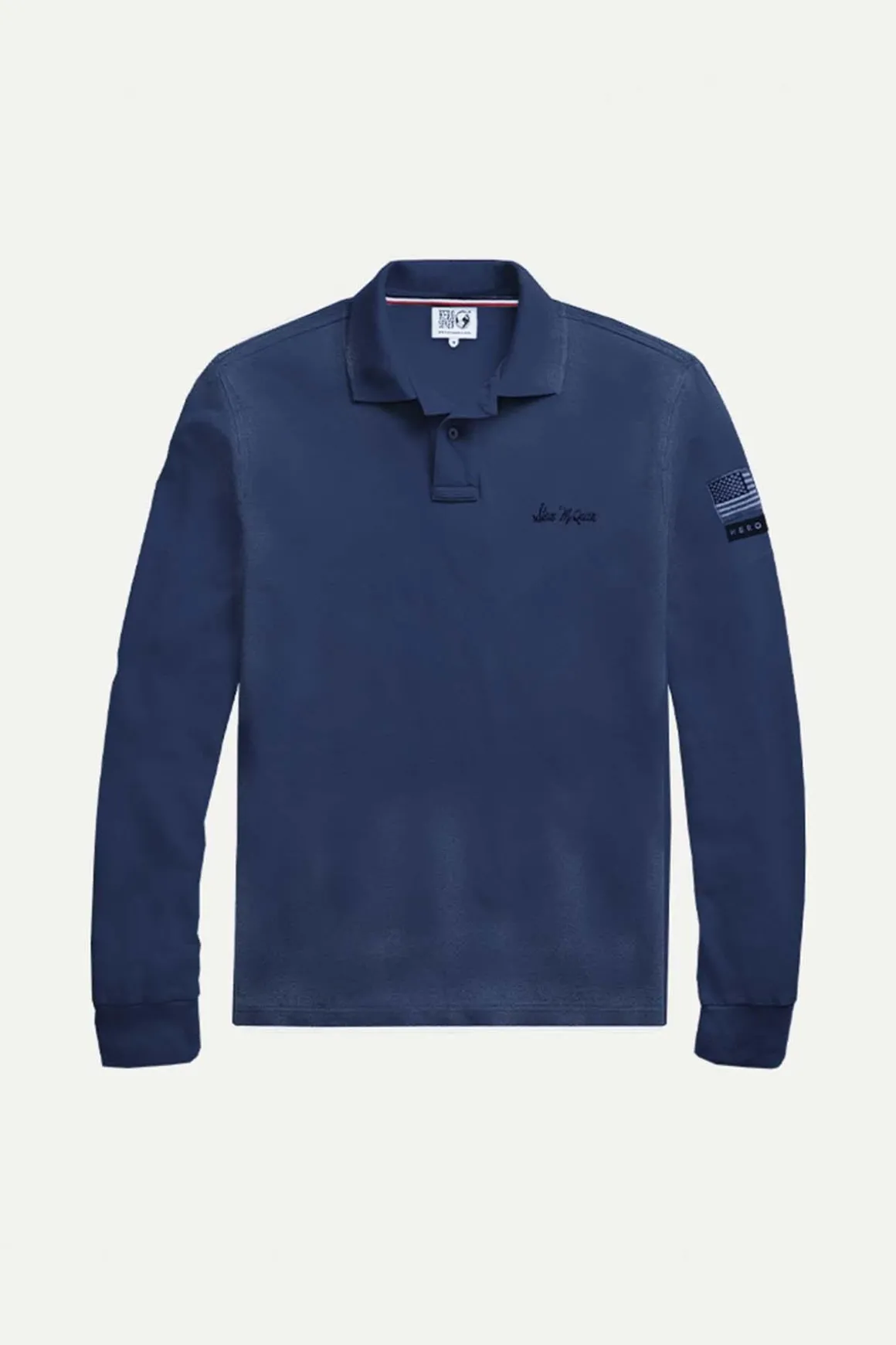 Polo Homme Steve Mcqueen Chain Polo Ls Dark Blue