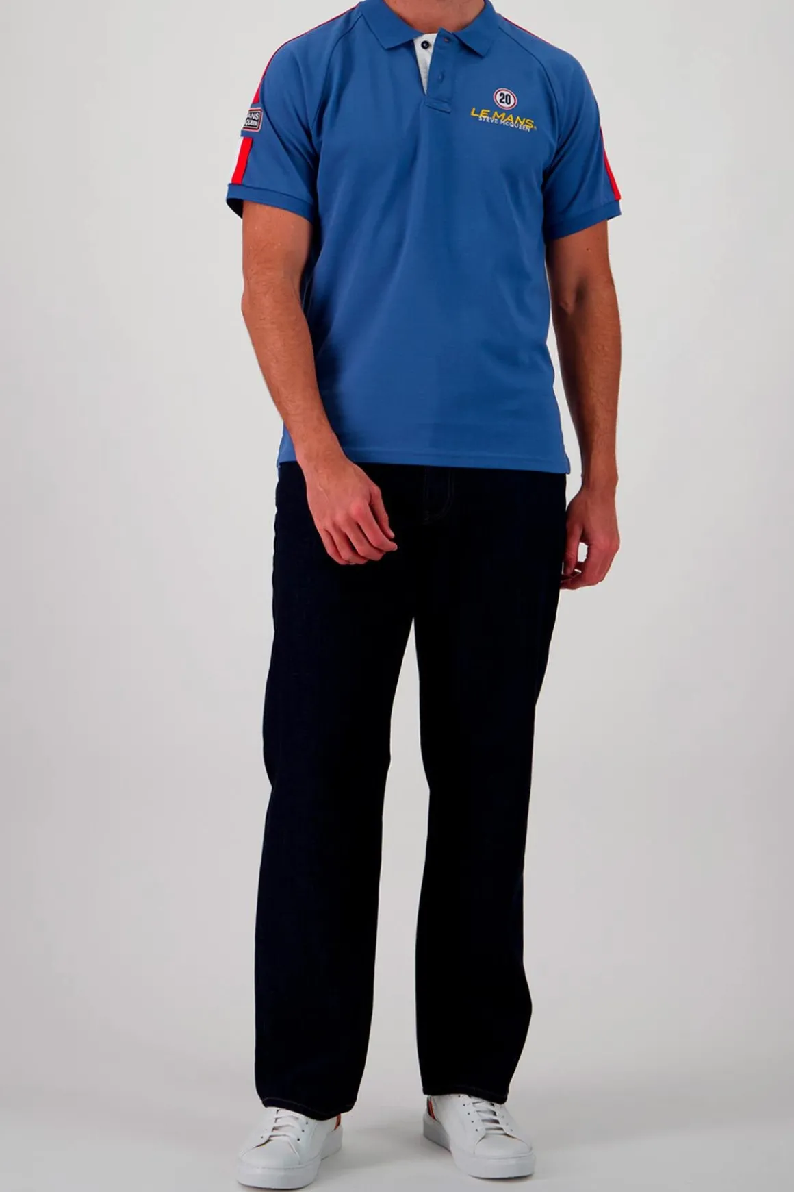 Polo Homme Steve Mcqueen Polo Smq Pom01-115 Ocean