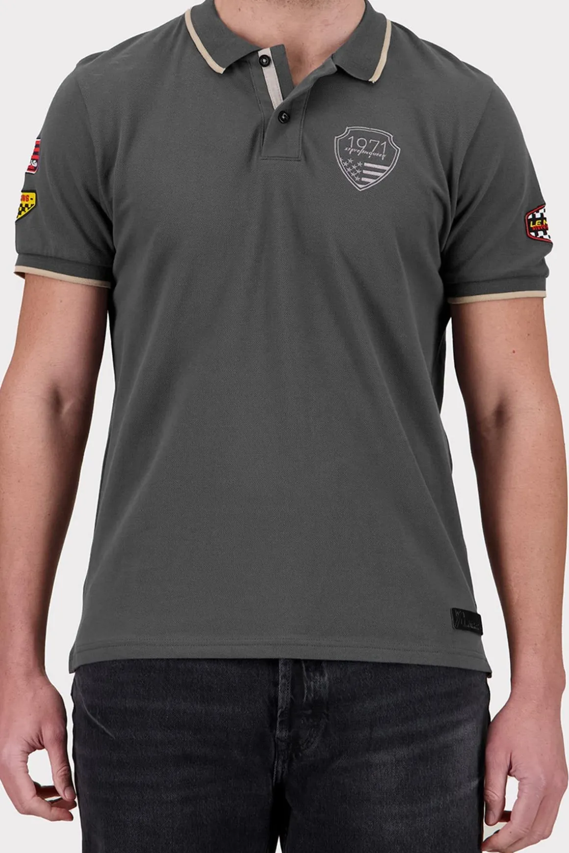Polo Homme Steve Mcqueen Polo Pom06-105 Black