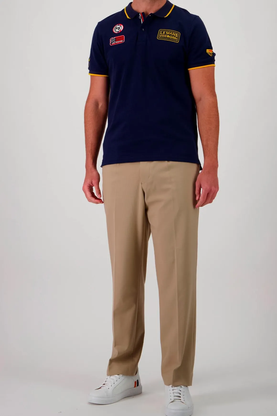 Polo Homme Steve Mcqueen Polo Smq Pom03-100 Navy