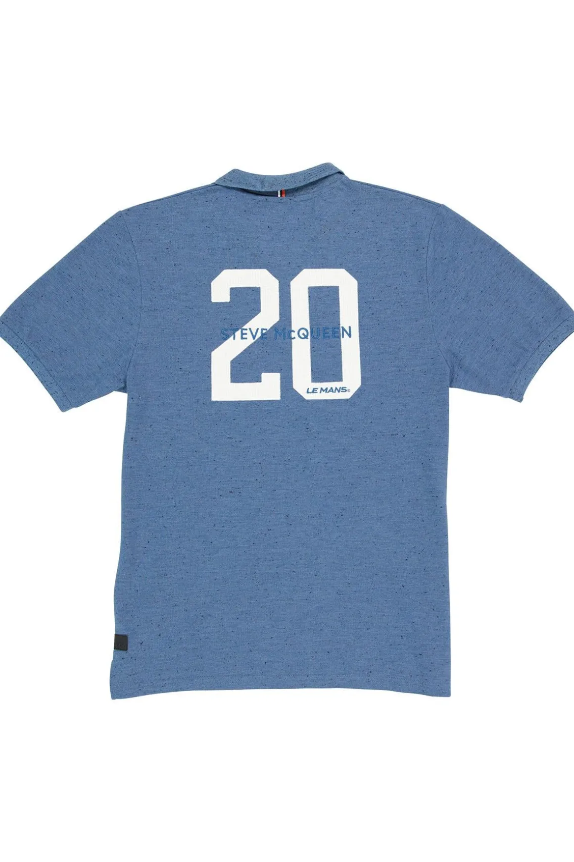 Polo Homme Steve Mcqueen Pom02-102 Bleu Injecte