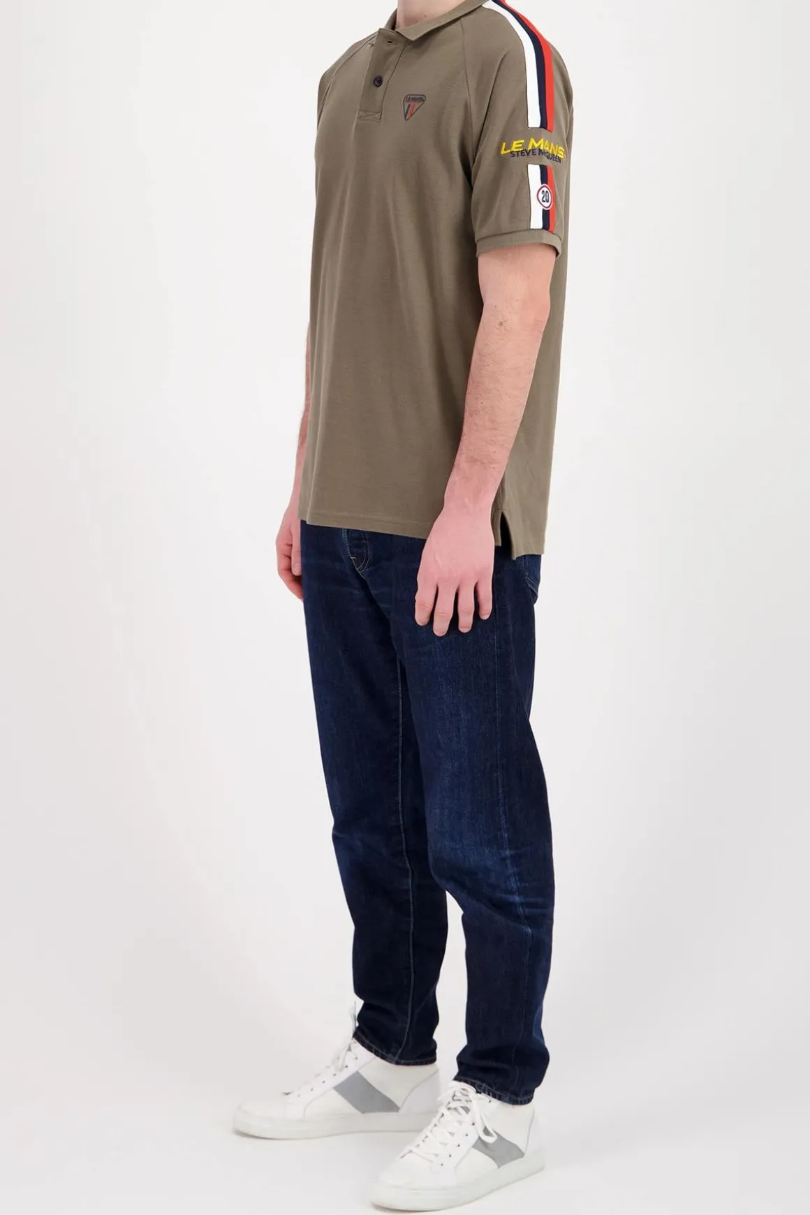Polo Homme Steve Mcqueen Pom01-324 Kaki