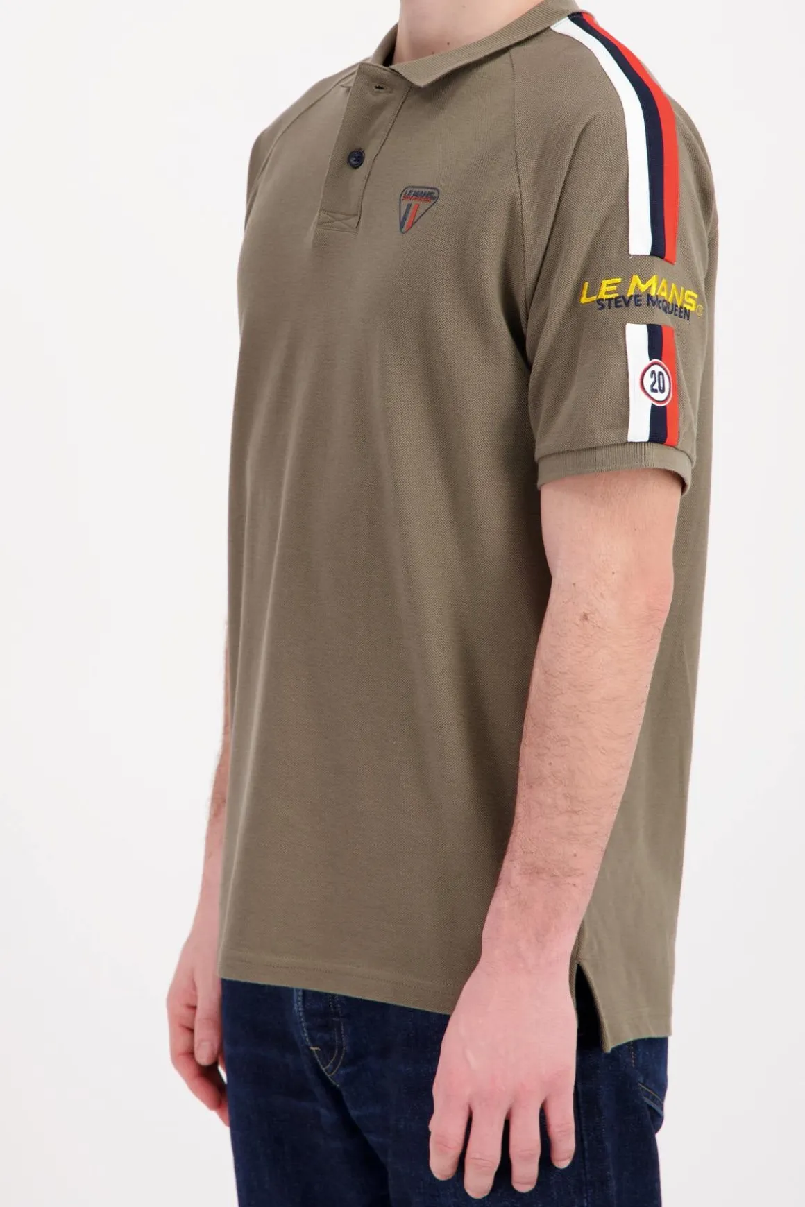 Polo Homme Steve Mcqueen Pom01-324 Kaki