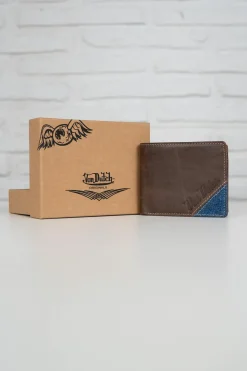 Portefeuille Homme Von Dutch Vd Kids Marron