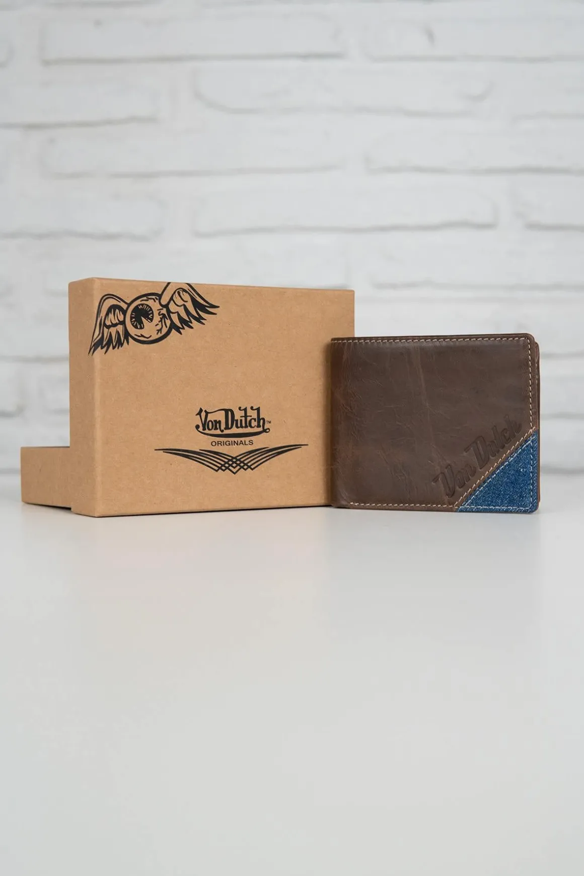 Portefeuille Homme Von Dutch Vd Kids Marron
