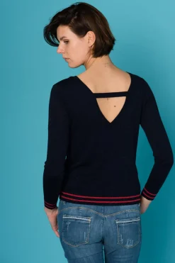 Pull/Sweatshirt Femme Grace Et Mila Safran Marine